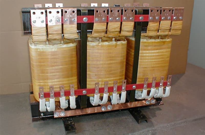 transformer for induction heating and melting